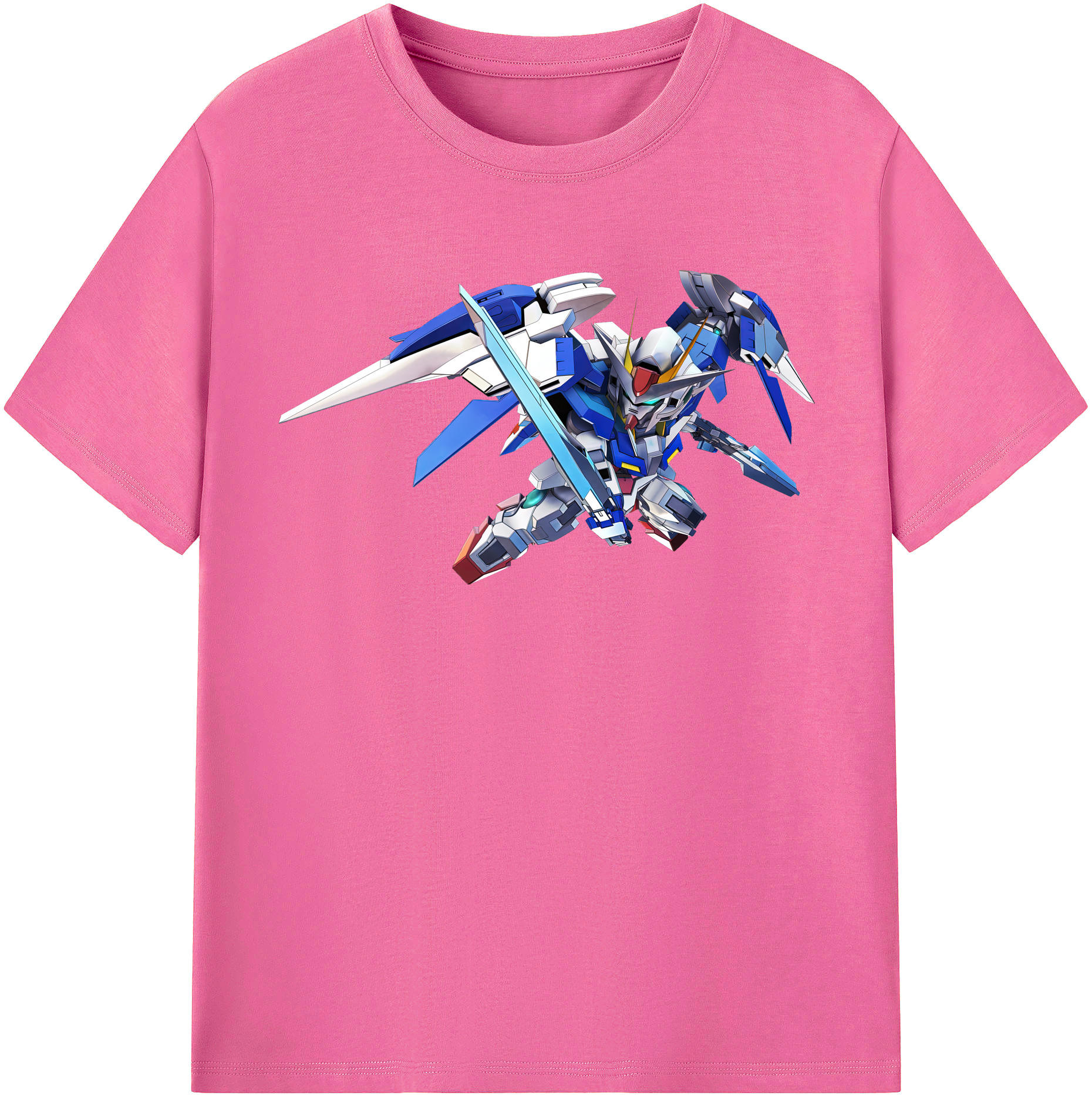 （画像用） 機動戦士ガンダム Mobile Suit Gundam レディースカジュアルプリントTシャツ（綿100％）
